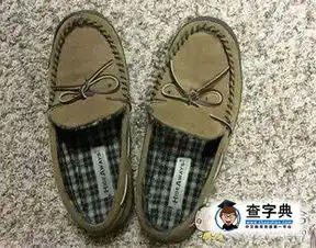 这豆豆鞋看上去有点凶啊搞笑图片
