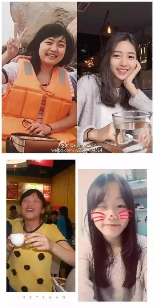 猪扒女神随意切换原来最靓同最丑嘅自拍可以咁大区别哈哈哈
