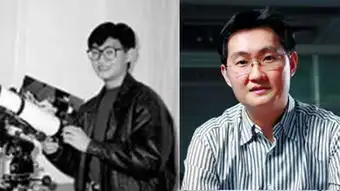 大佬们18岁的傻萌照马云马化腾李彦宏张朝阳
