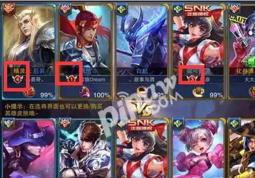 王者荣耀有的玩家名字前面图案是什么
