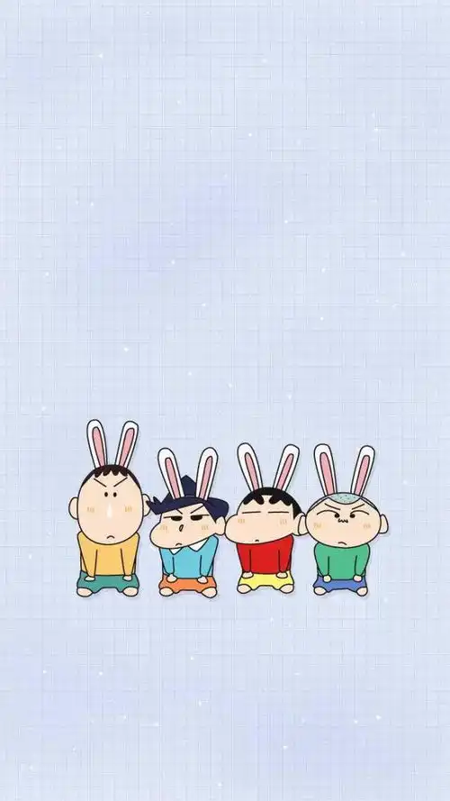 蜡笔小新高清壁纸,非常可爱的卡通风格,高清大图

