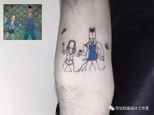 很有趣的照片纹身
