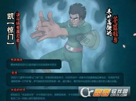火影忍者手游迈特凯惊门厉害吗迈特凯惊门技能属性介绍
