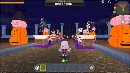 迷你世界小夕第一次来参加古堡化妆舞会,看着好好玩的样子
