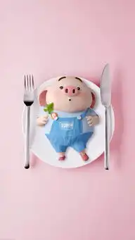 小猪手机壁纸可爱的猪猪会收获一大波好运哦
