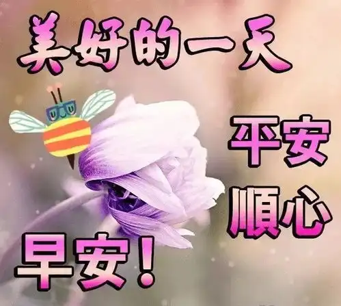 早上好图片问候祝福语句子问候早上好图片带字动态表情
