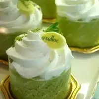抹茶蛋糕卡通头像卡通可爱抹茶蛋糕头像

