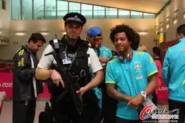 巴西国奥队抵达伦敦
