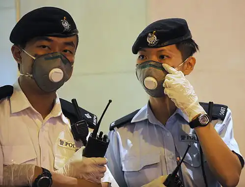 预防甲型流感口罩戴出个性组图
