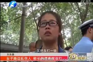 大妈街头多次殴打陌生女孩长得漂亮就该打

