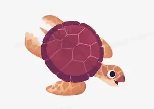 手绘插画风可爱海龟动物元素png图片素材免费下载psd格式熊猫办公
