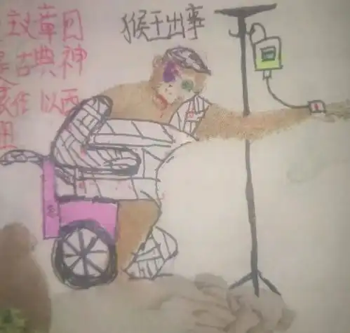 继杜甫很忙后,猴王出世又成学生涂鸦魔改对象,老师笑出鹅叫
