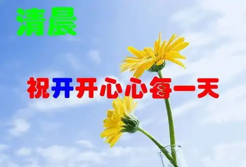 早上好清晨暖心的祝福短信问候带图片,送给亲
