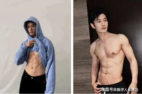 黄晓明和龚俊比腹肌,宁静却发现黄晓明的腹肌上有皱纹
