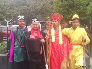 谁有一张图片,4个小孩扮演唐僧,孙悟空,猪八戒和沙和尚的萌照
