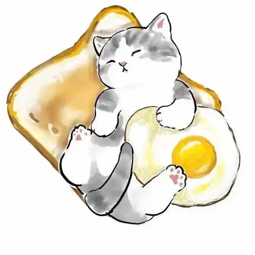 插画100幅可爱猫咪绘画,萌化你的心
