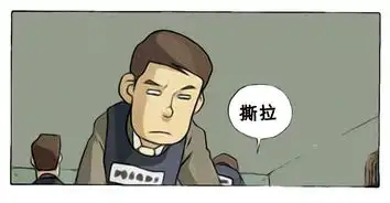 恶搞漫画在案发现场乱涂乱画的警察
