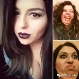 欧美新流行敢于晒双下巴的美女才是真的美
