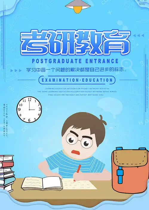 时尚创意考研教育海报设计图片下载psd格式素材47247087像素熊猫办公
