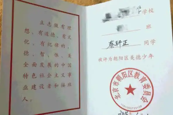 51岁蔡国庆教子有方,9岁儿子就懂高中化学,奖状证书成堆惹人羡
