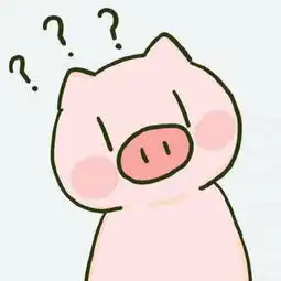 求图,眼睛水汪汪的要哭了一样的一只小猪头像
