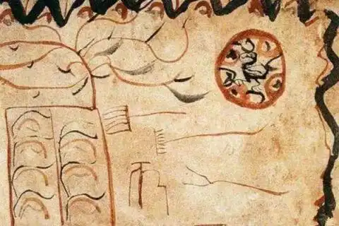 沙漠古墓挖出古画,被列为国宝级文物,专家却大笑小孩画的吗
