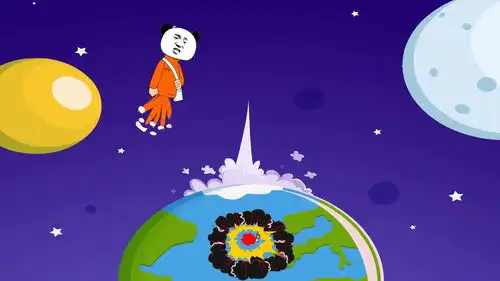 沙雕动画唱歌难听被打出地球搞笑沙雕动画搞笑动漫看一次笑一次
