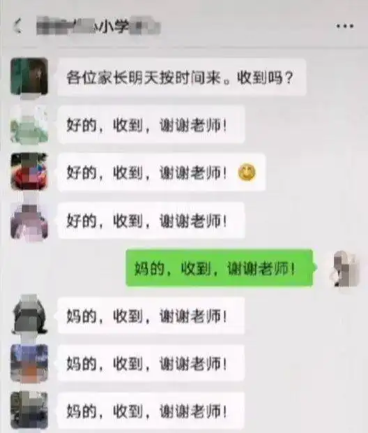 学生家长妈的,收到,家长们真的有认真看过家长群吗
