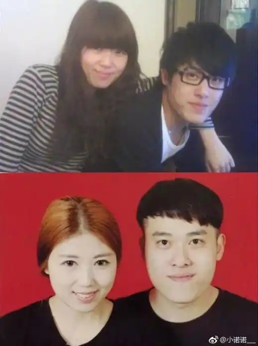 老公结婚前后的照片对比没必要找一个帅的,反正结局都一样
