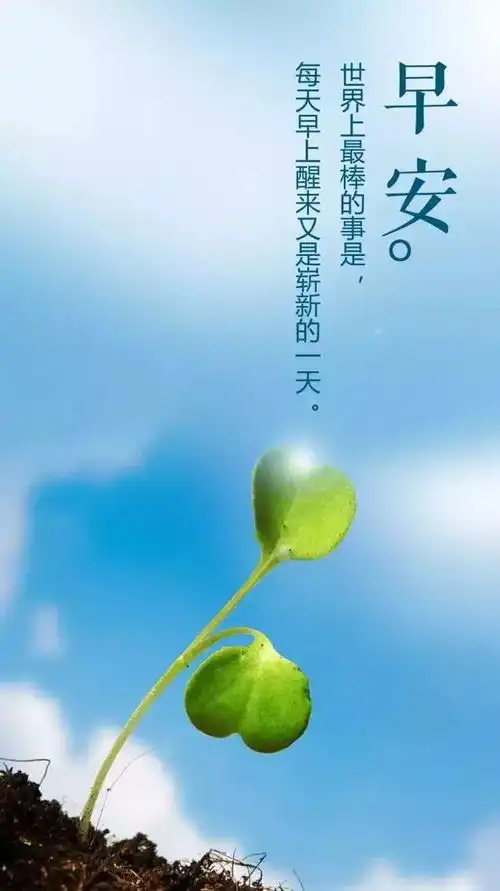 早安心语朋友圈短句早安心语心情说说
