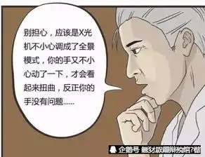 搞笑漫画,拍x光片都有全景模式.骨折男子拍个片就治好了
