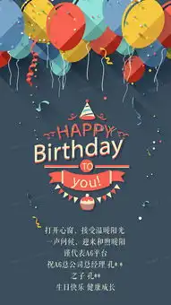 彩色气球生日快乐背景素材背景图片素材免费下载熊猫办公
