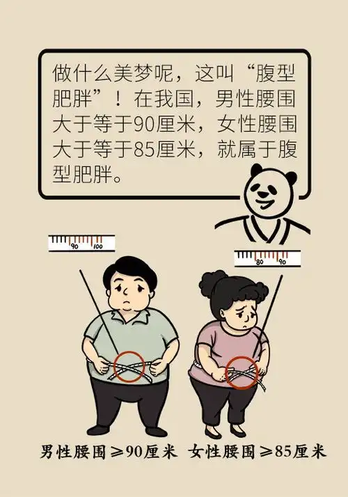 腹型肥胖对健康有影响一组图教你减掉将军肚,调理三高
