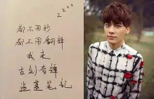 吴亦凡刘烨黄晓明钟汉良明星们的字长这样
