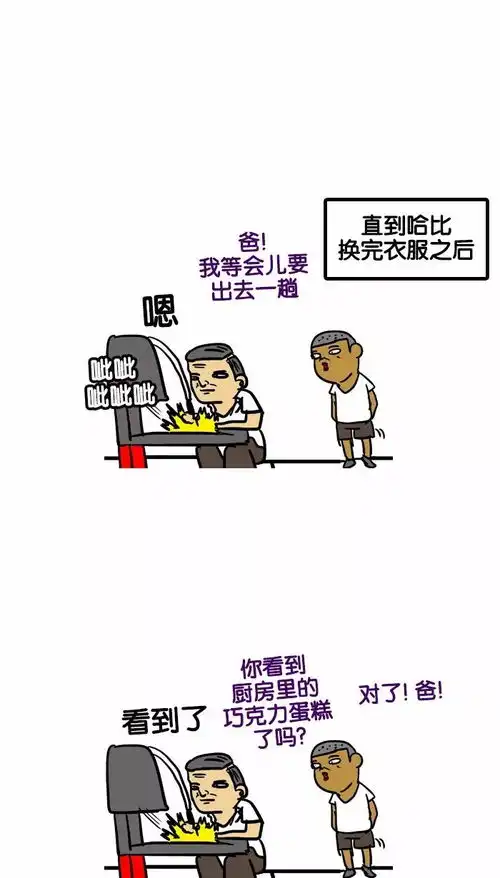 衰神搞笑日常漫画巧克力蛋糕

