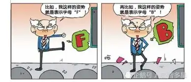 爆笑校园人体字母游戏,呆头比划的是啥
