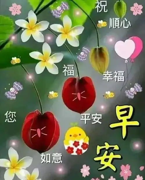 微信清晨早上好祝福动态优美图片带字最美早安问候图片带字温馨句子
