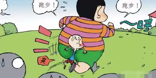 爆笑校园呆头拔光糯米团的牙齿胖子放屁蹦出了呆头
