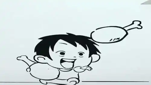 爆笑小屁孩,我要我的大鸡腿
