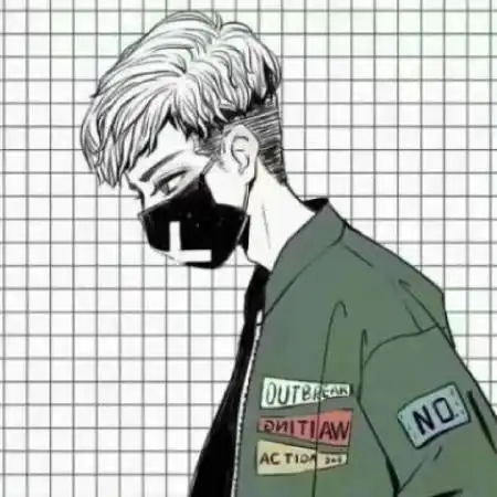 可爱搞笑的卡通头像情侣,突然之间结束的爱
