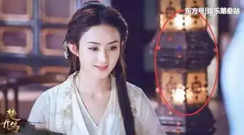 搞笑穿帮镜头,赵丽颖露啥了,身后的灯泡太抢镜了
