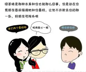 搞笑小漫画教你鉴定绿茶婊7

