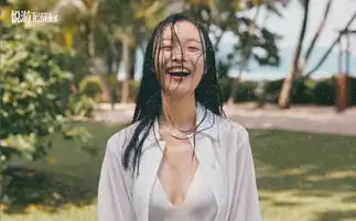 美女欣赏倪妮海边戏水湿身性感写真图片
