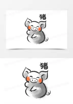 可爱猪pig图片萌萌头像合集熊猫办公

