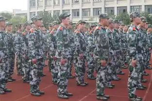 军训图集南晓军训热度不减,让我们一起优雅地晒黑
