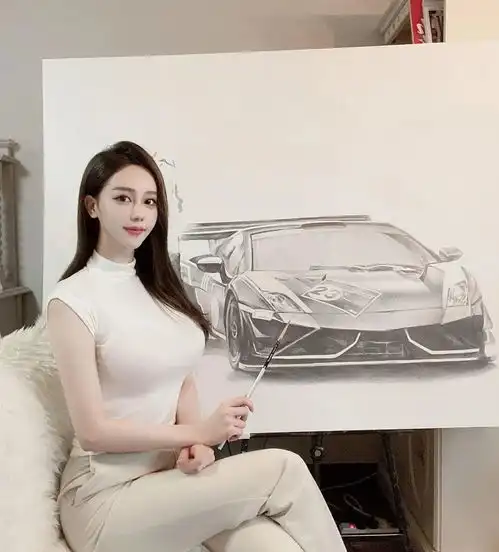 搞笑图片能遇到这样的美女画家真的非常荣幸

