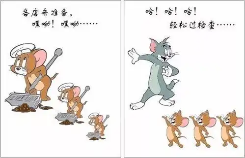 门店中的猫鼠大战
