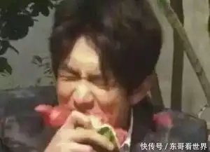时尚大片的养成,林更新亲自啃西瓜
