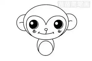 猴子简笔画图片大全画法
