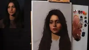 油画女头像速成

